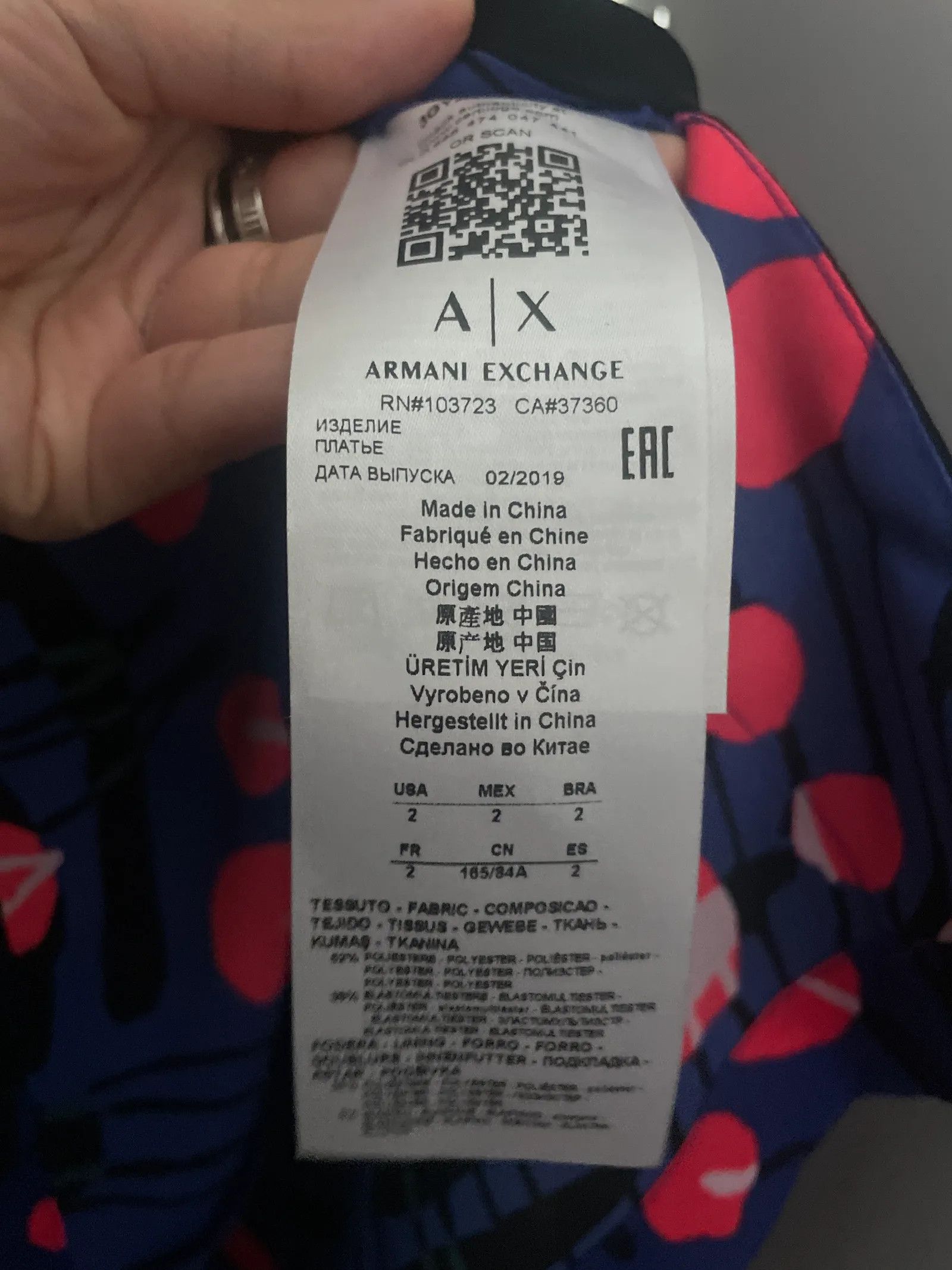 Armani Armani Exchange Dress Size XS / US 0-2 / IT 36-38 - 4 Thumbnail