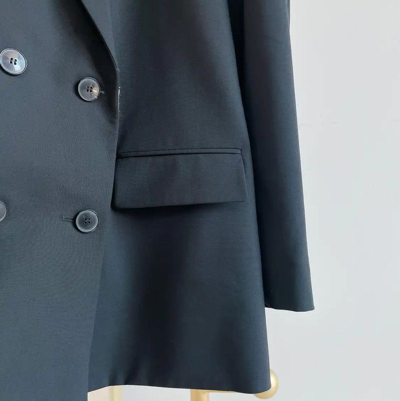 Valentino Valentino Spring Autumn Black Women's Jacket 0089 Size S / US 4 / IT 40 - 4 Thumbnail