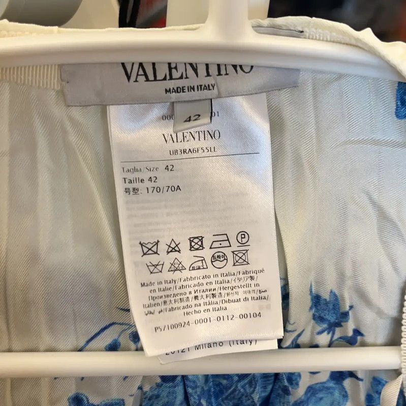 Valentino Valentino Women's Color Block Silk Skirt 0089 Size 23" - 5 Thumbnail