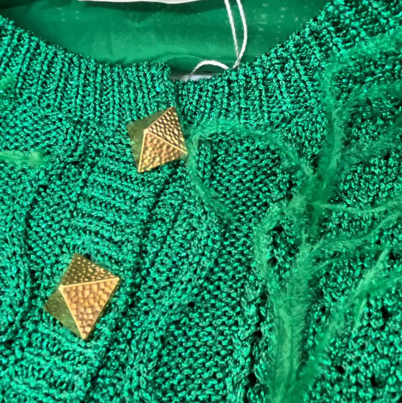 Valentino Valentino Green Long Sleeve Pullover Sweater 0089 Size S / US 4 / IT 40 - 5 Thumbnail