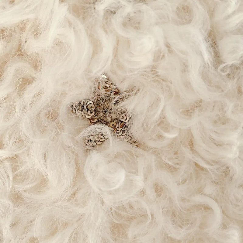 Valentino Valentino Winter Beige Faux Fur Women's Sweater 0089 Size M / US 6-8 / IT 42-44 - 5 Thumbnail