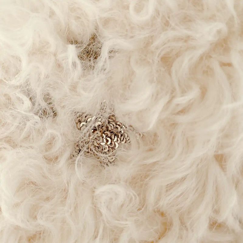 Valentino Valentino Winter Beige Faux Fur Women's Sweater 0089 Size M / US 6-8 / IT 42-44 - 6 Thumbnail