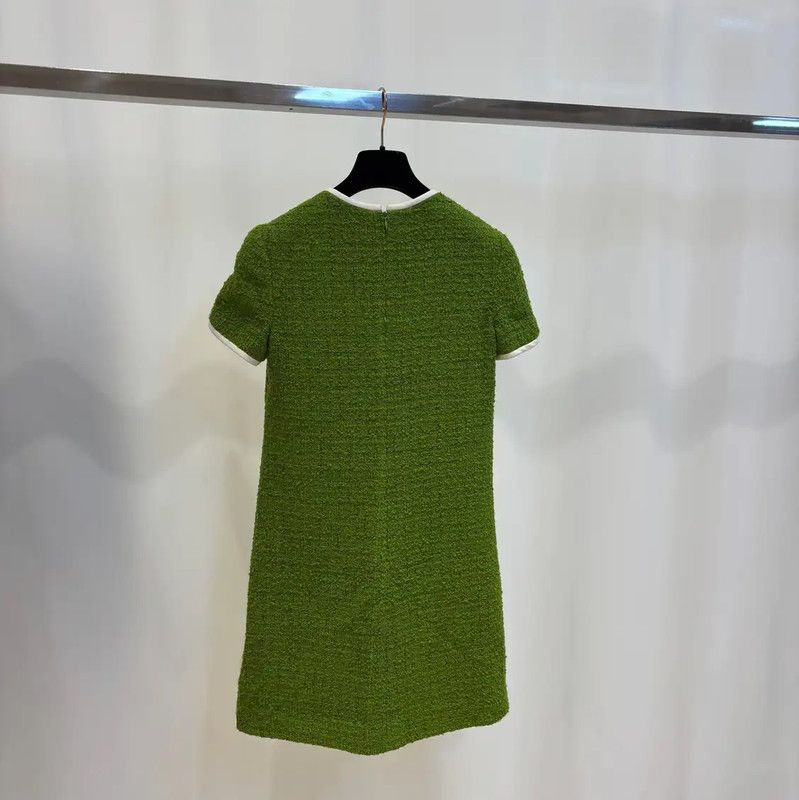 Valentino Valentino Green Women's Dress with Pocket Details 0089 Size M / US 6-8 / IT 42-44 - 2 Thumbnail