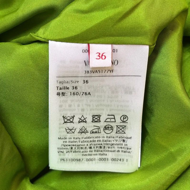 Valentino Valentino Green Women's Dress with Pocket Details 0089 Size M / US 6-8 / IT 42-44 - 4 Thumbnail