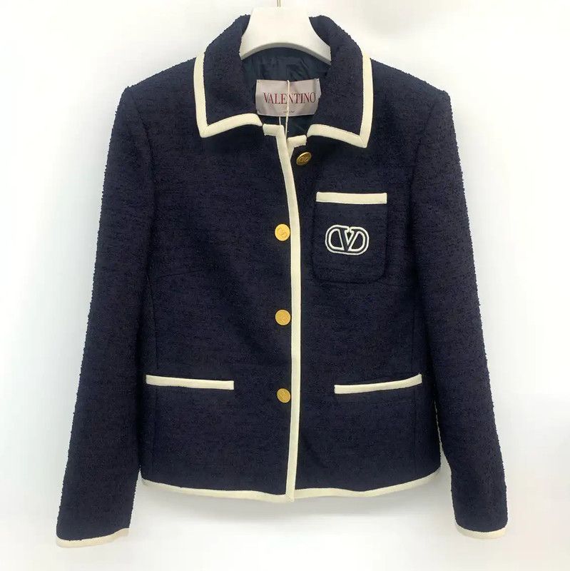 Valentino Valentino Black Cotton Women's Jacket 0089 Size ONE SIZE - 3 Thumbnail