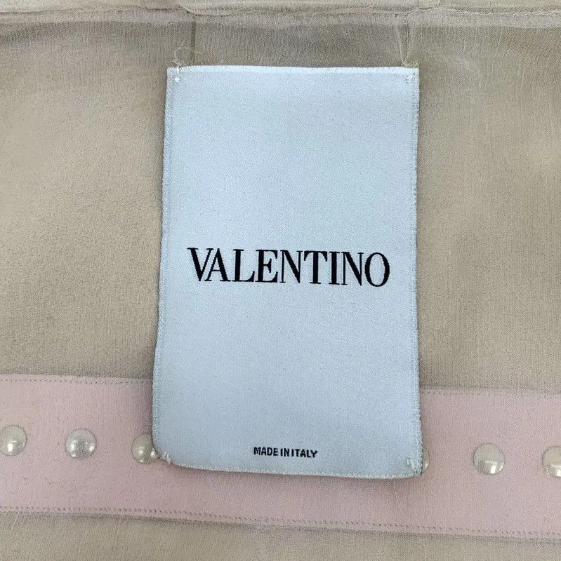Valentino Valentino Beige Leather Women's Jacket 0089 Size ONE SIZE - 5 Thumbnail