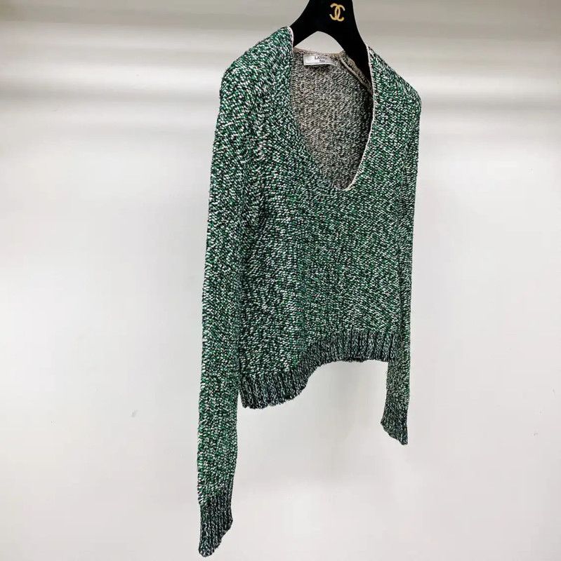 Lanvin Lanvin Colorful Cotton Sweater for Women 0089 Size XS / US 0-2 / IT 36-38 - 3 Thumbnail