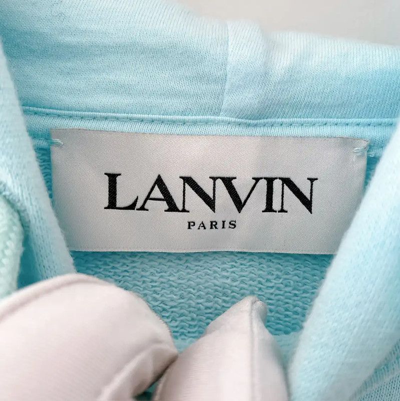 Lanvin LANVIN Spring Autumn Colorblock Cotton Hoodie 0089 Size M / US 6-8 / IT 42-44 - 6 Thumbnail