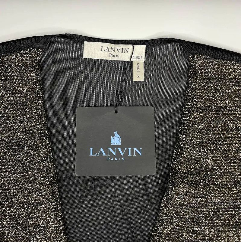 Lanvin Lanvin Brown Polyester Women's T-Shirt 0089 Size M / US 6-8 / IT 42-44 - 2 Thumbnail