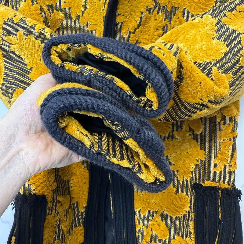 Lanvin Lanvin Yellow Printed Long Trench Coat 0089 Size M / US 6-8 / IT 42-44 - 3 Thumbnail
