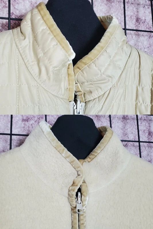 Lanvin Lanvin Beige Wool Blend Plaid Jacket 0089 Size M / US 6-8 / IT 42-44 - 6 Thumbnail