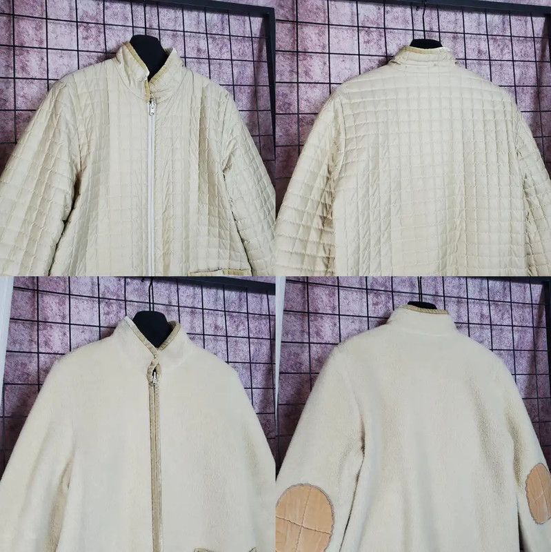 Lanvin Lanvin Beige Wool Blend Plaid Jacket 0089 Size M / US 6-8 / IT 42-44 - 5 Thumbnail