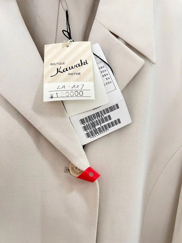 Lanvin Lanvin Beige Wool Blend Women's Coat 0089 Size M / US 6-8 / IT 42-44 - 8 Thumbnail