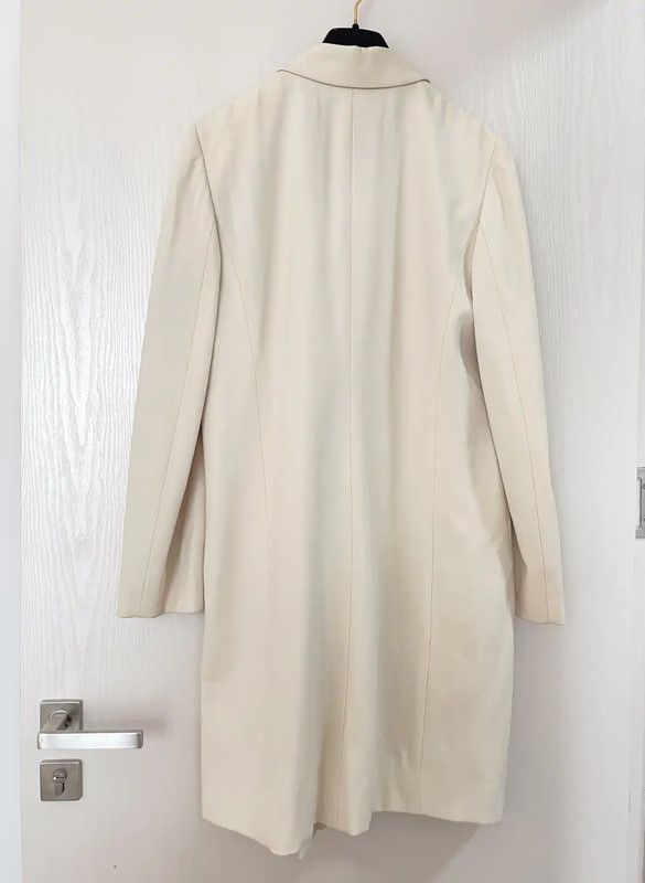 Lanvin Lanvin Beige Wool Blend Women's Coat 0089 Size M / US 6-8 / IT 42-44 - 4 Thumbnail