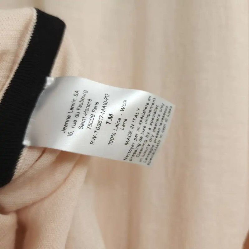 Lanvin Lanvin Women's Wool Blend Long Sleeve Pullover 0089 Size M / US 6-8 / IT 42-44 - 4 Thumbnail
