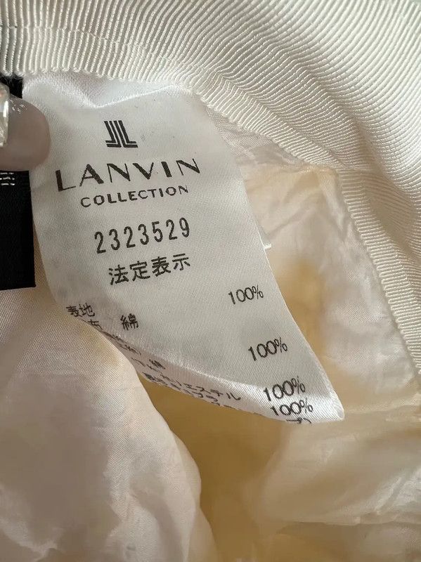 Lanvin Lanvin Yellow Floral Half Skirt 0089 Size 23" - 6 Thumbnail
