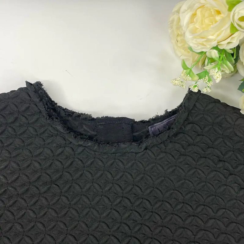 Lanvin Lanvin Black Cotton Dress for Women 0089 Size XS / US 0-2 / IT 36-38 - 3 Thumbnail