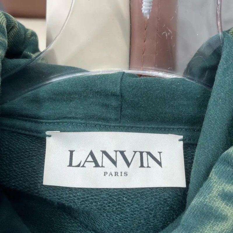 Lanvin Lanvin Green Hoodie with Vibrant Accents 0089 Size S / US 4 / IT 40 - 3 Thumbnail