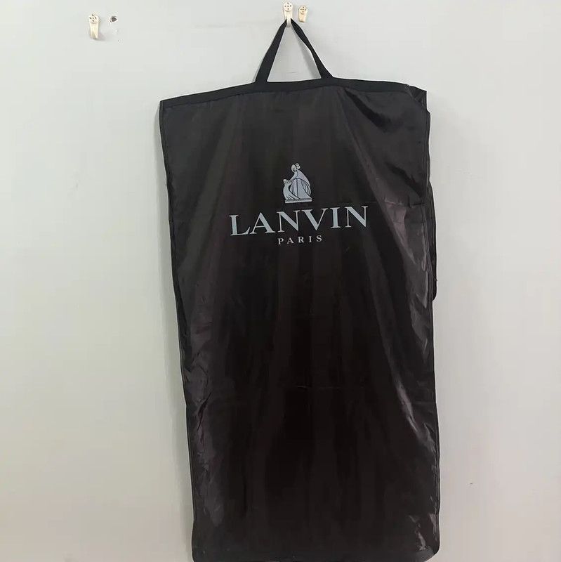 Lanvin Lanvin Women's Dark Blue Wool Coat 0089 Size L / US 10 / IT 46 - 10 Thumbnail