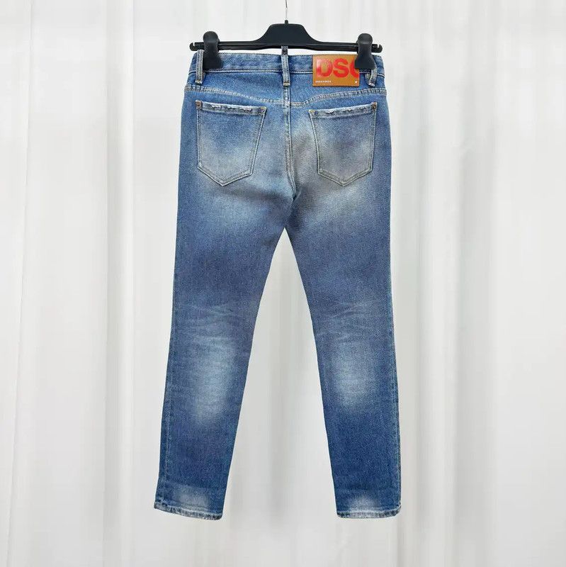 Dsquared2 DSQUARED2 Light Blue Denim Logo Jeans for Women 0089 Size 23" - 2 Thumbnail