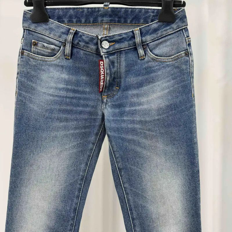 Dsquared2 DSQUARED2 Light Blue Denim Logo Jeans for Women 0089 Size 23" - 3 Thumbnail