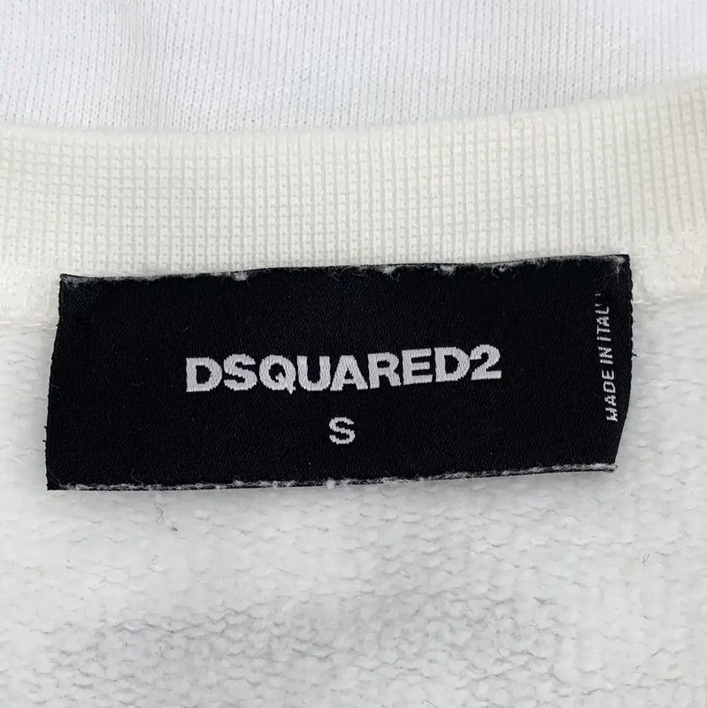 Dsquared2 DSQUARED2 White Cotton Sweatshirt for Women 0089 Size S / US 4 / IT 40 - 6 Thumbnail