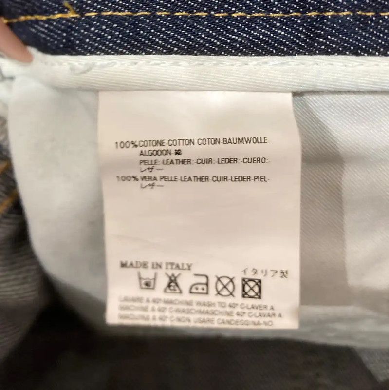 Dsquared2 DSQUARED2 Denim Skirt with Embroidery 0089 Size 23" - 4 Thumbnail