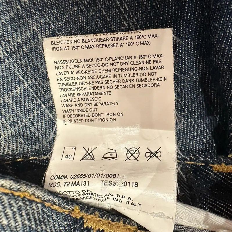 Dsquared2 DSQUARED2 Denim Skirt with Embroidery 0089 Size 23" - 5 Thumbnail