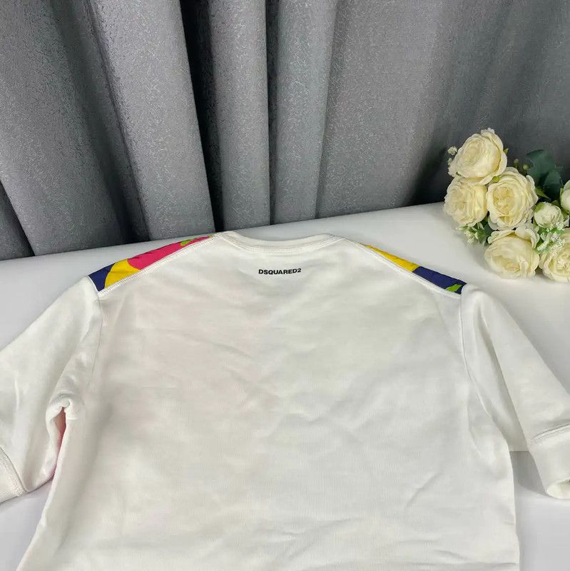 Dsquared2 DSQUARED2 Multicolored Cotton Women's T-shirt 0089 Size XS / US 0-2 / IT 36-38 - 2 Thumbnail