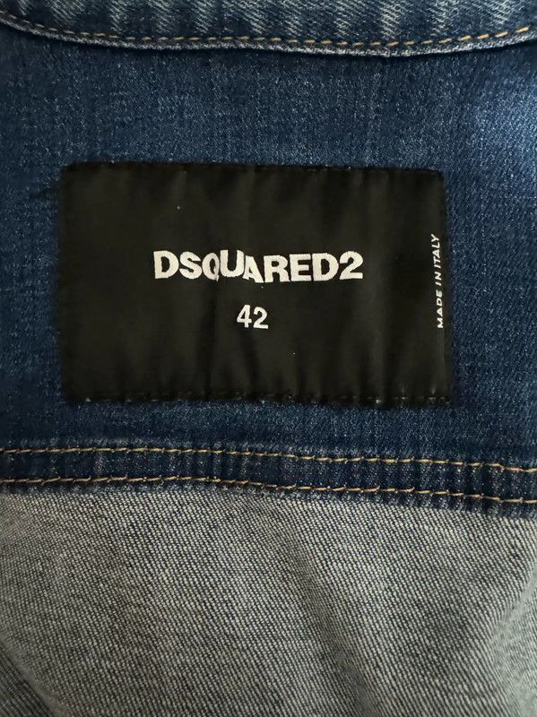Dsquared2 DSQUARED2 Color-Block Cotton Gradient Jacket 0089 Size M / US 6-8 / IT 42-44 - 3 Thumbnail