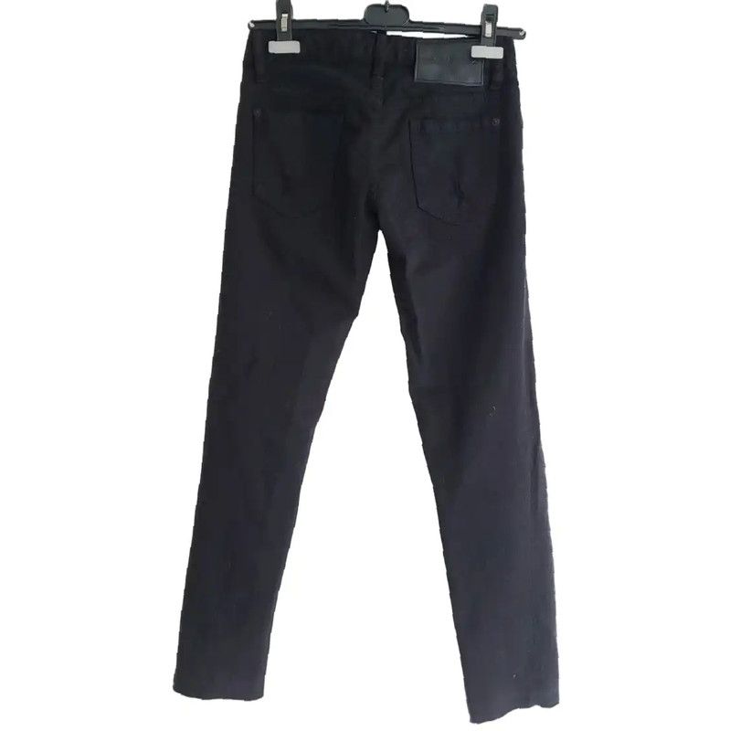 Dsquared2 DSQUARED2 Black Distressed Women's Denim Pants 0089 Size 23" - 2 Thumbnail