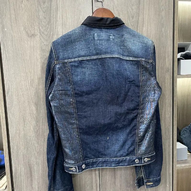Dsquared2 DSQUARED2 Blue Leather Women's Jacket 0089 Size S / US 4 / IT 40 - 3 Thumbnail