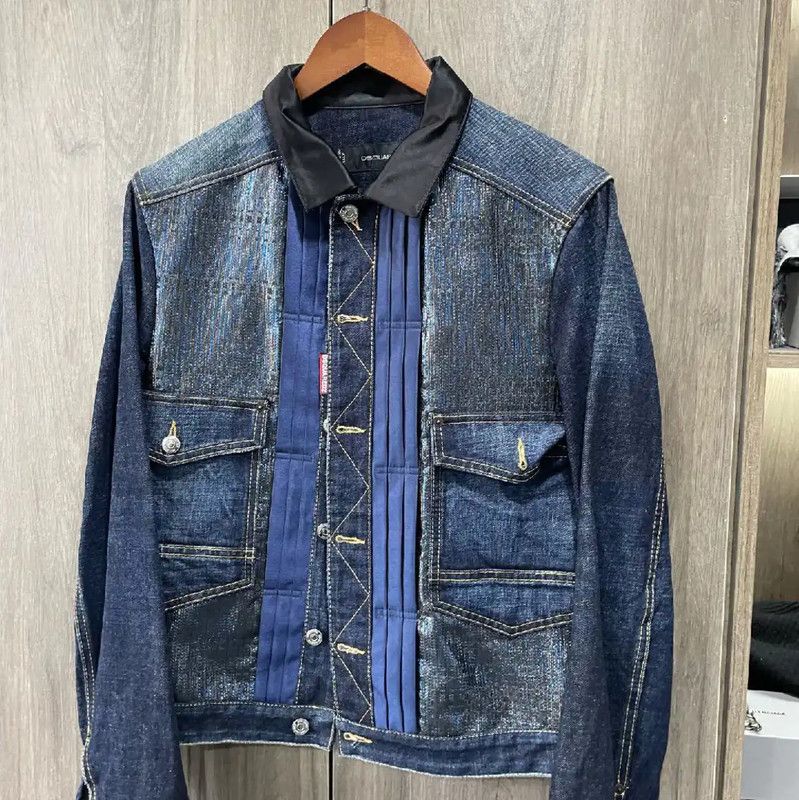 Dsquared2 DSQUARED2 Blue Leather Women's Jacket 0089 Size S / US 4 / IT 40 - 7 Thumbnail
