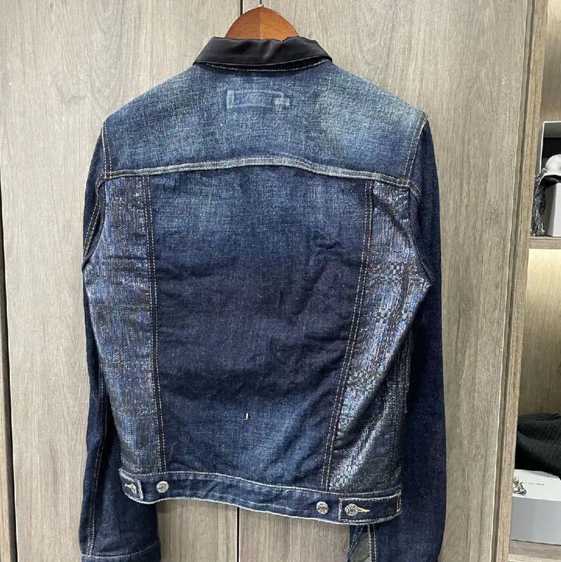Dsquared2 DSQUARED2 Blue Leather Women's Jacket 0089 Size S / US 4 / IT 40 - 5 Thumbnail