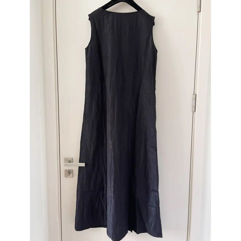 Yohji Yamamoto Yohji Yamamoto Black Long Dress for Women 0089 Size L / US 10 / IT 46 - 4 Thumbnail