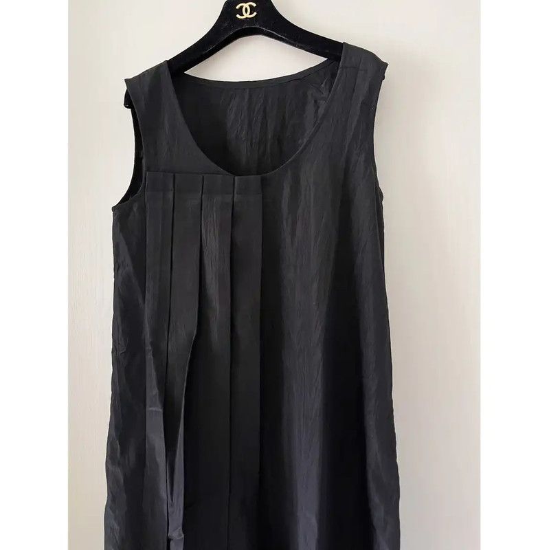 Yohji Yamamoto Yohji Yamamoto Black Long Dress for Women 0089 Size L / US 10 / IT 46 - 2 Thumbnail