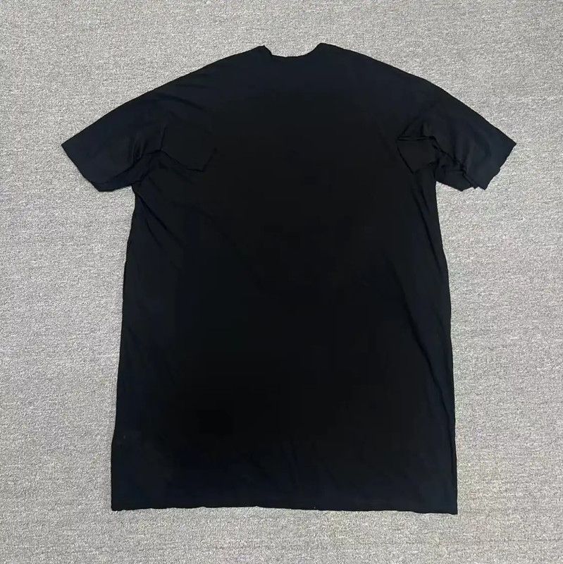 Yohji Yamamoto Yohji Yamamoto Black Cotton Logo Dress 0089 Size M / US 6-8 / IT 42-44 - 2 Thumbnail
