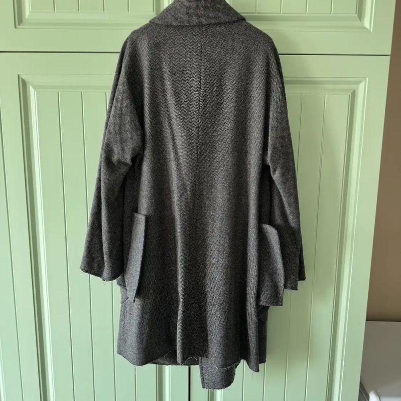 Yohji Yamamoto Yohji Yamamoto Gray Wool Women's Coat 0089 Size M / US 6-8 / IT 42-44 - 2 Thumbnail