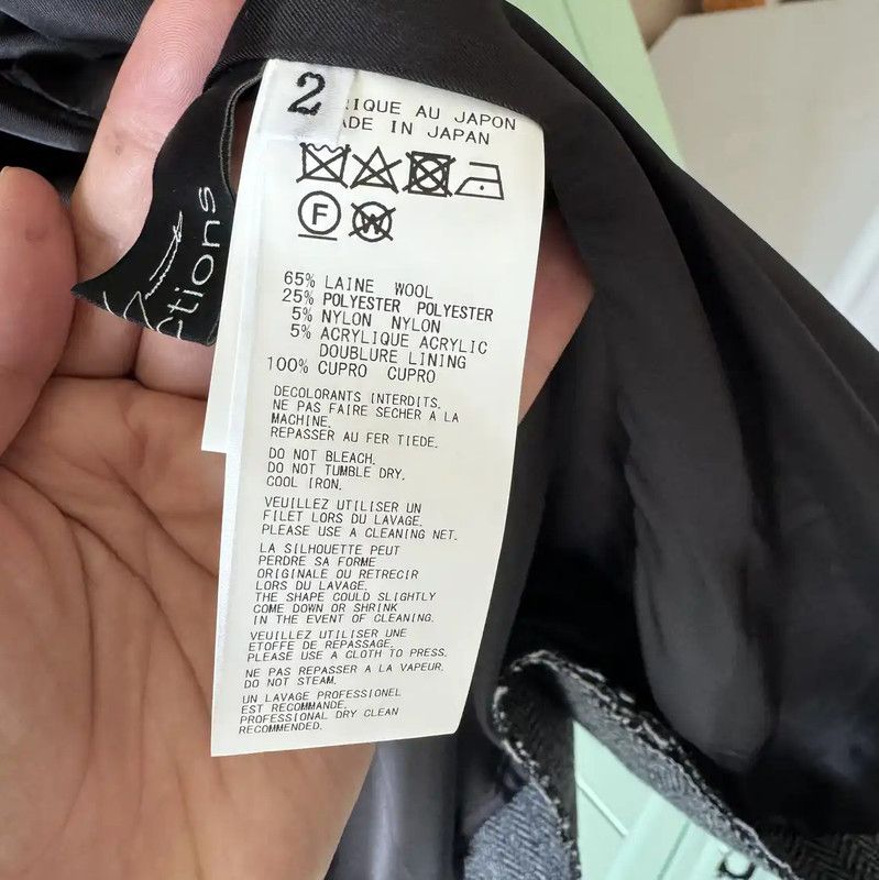 Yohji Yamamoto Yohji Yamamoto Gray Wool Women's Coat 0089 Size M / US 6-8 / IT 42-44 - 5 Thumbnail