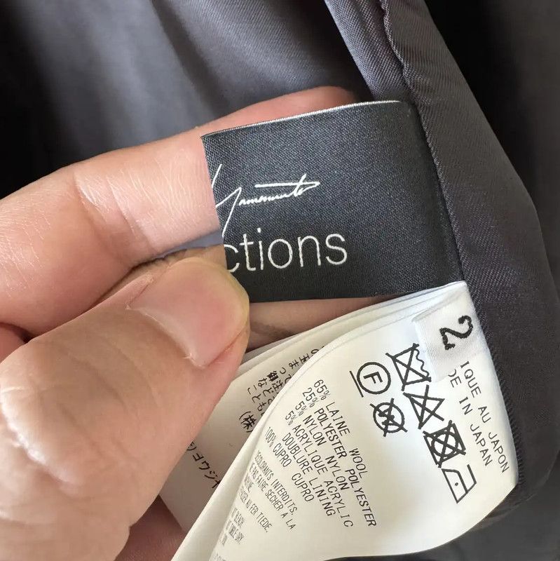 Yohji Yamamoto Yohji Yamamoto Gray Wool Women's Coat 0089 Size M / US 6-8 / IT 42-44 - 4 Thumbnail