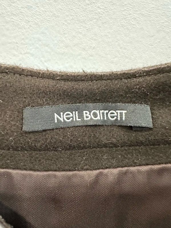 Neil Barrett Neil Barrett Women's Dark Gray Wool Skirt 0089 Size 23" - 4 Thumbnail