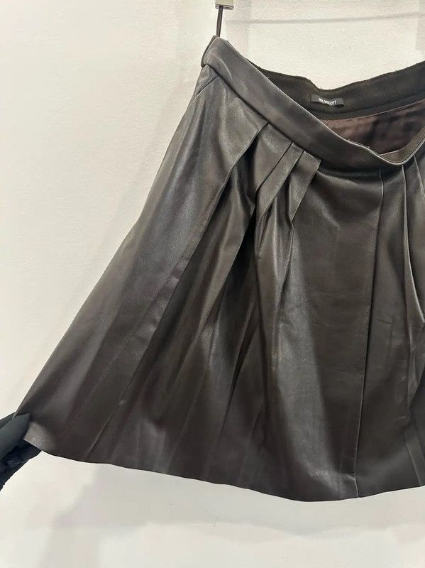 Neil Barrett Neil Barrett Women's Dark Gray Wool Skirt 0089 Size 23" - 3 Thumbnail