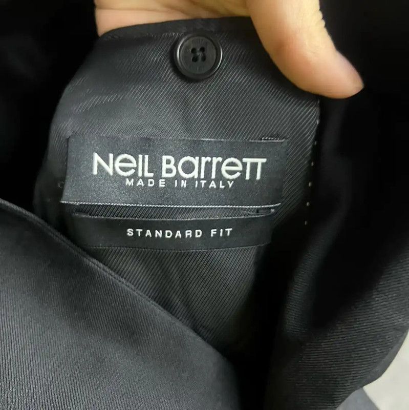 Neil Barrett NeIL BarreTT Women's Black Cotton Jacket 0089 Size M / US 6-8 / IT 42-44 - 2 Thumbnail