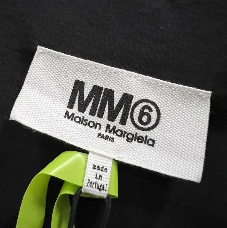 Maison Margiela Maison Margiela Black Cotton Short Sleeve T-Shirt 0089 Size L / US 10 / IT 46 - 2 Thumbnail