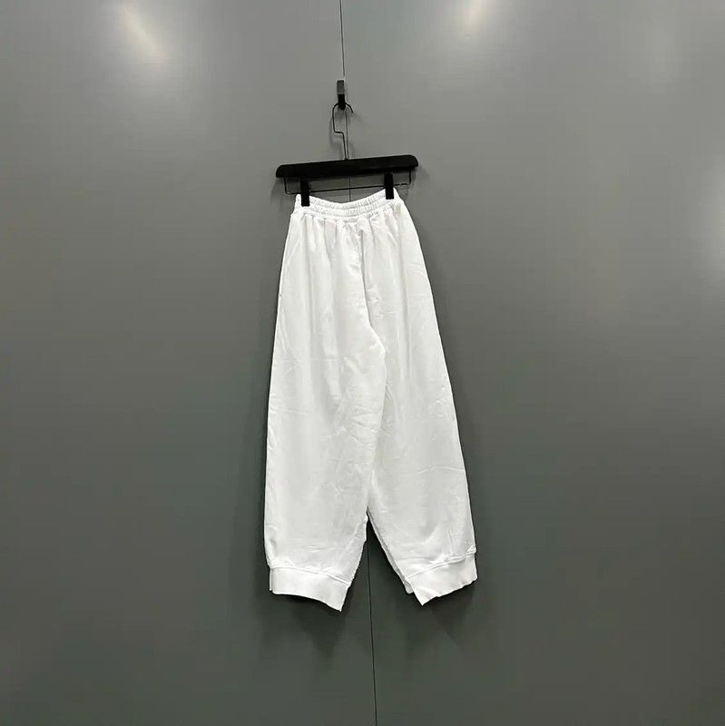 Maison Margiela Maison Margiela Summer White Cotton Casual Pants 0089 Size 23" - 2 Thumbnail