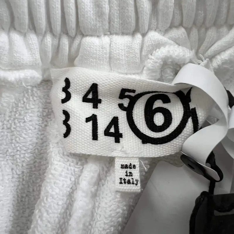 Maison Margiela Maison Margiela Summer White Cotton Casual Pants 0089 Size 23" - 3 Thumbnail