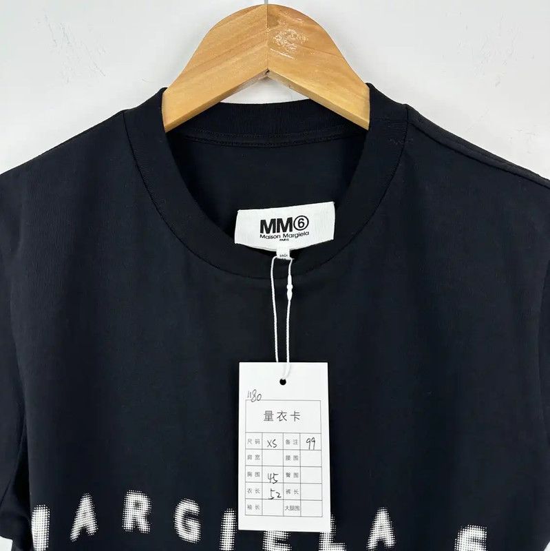 Maison Margiela Maison Margiela Black Cotton T-shirt for Women 0089 Size XS / US 0-2 / IT 36-38 - 3 Thumbnail