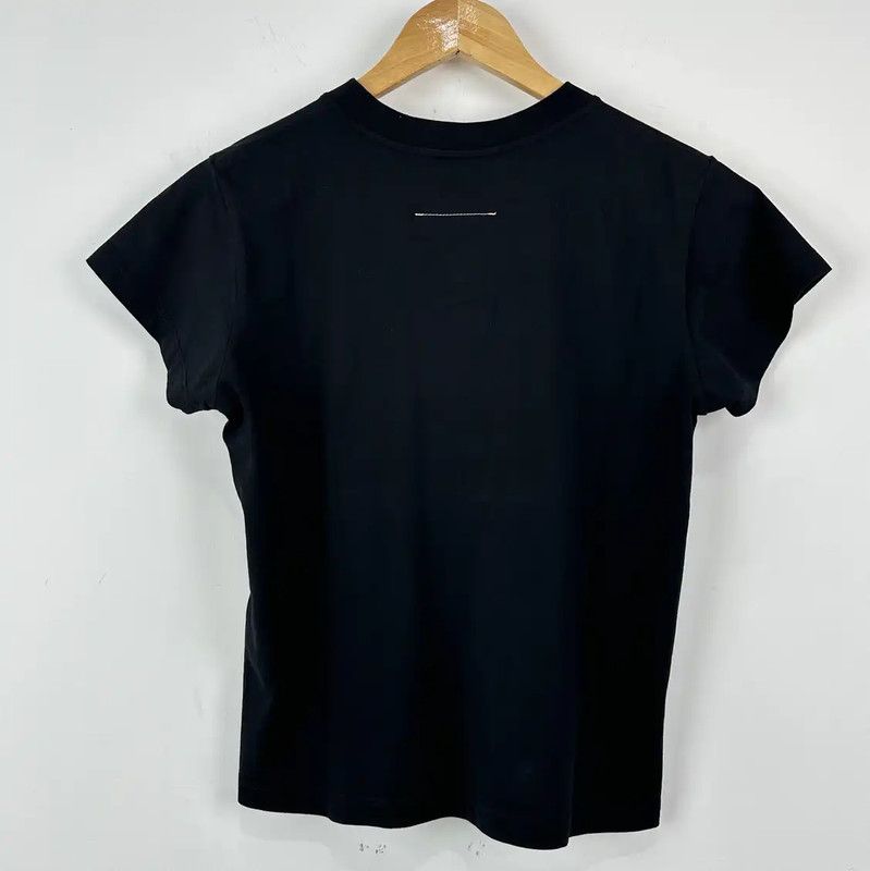 Maison Margiela Maison Margiela Black Cotton T-shirt for Women 0089 Size XS / US 0-2 / IT 36-38 - 2 Thumbnail