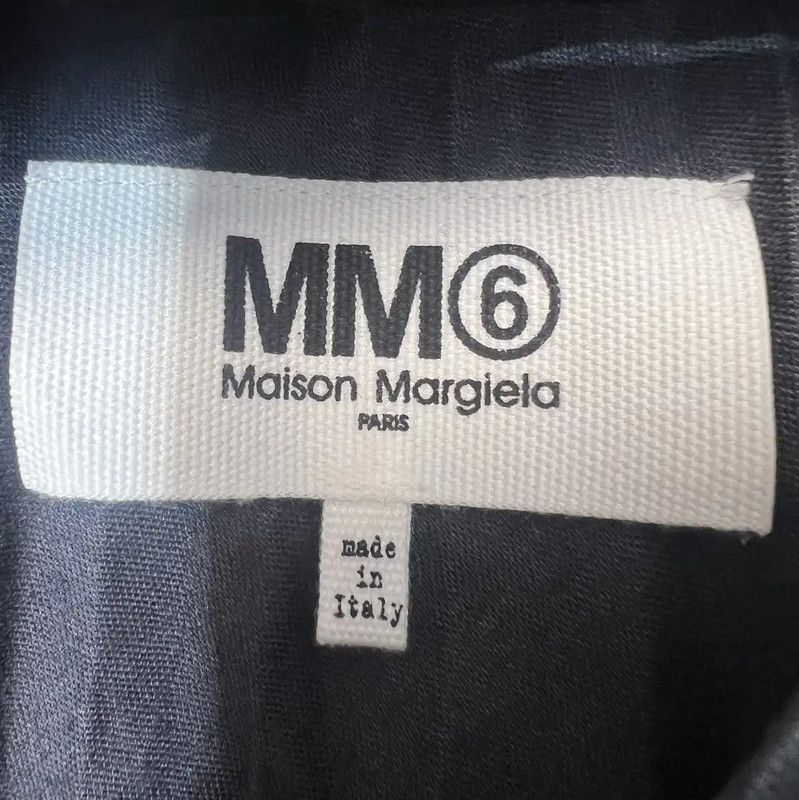 Maison Margiela Maison Margiela Black Leather Midi Skirt 0089 Size 23" - 5 Thumbnail
