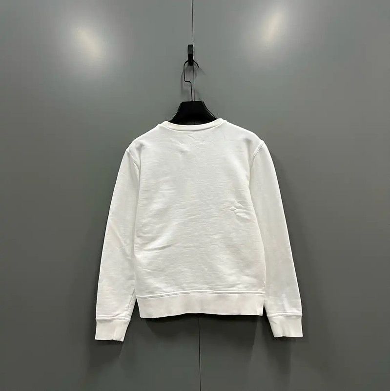 Maison Margiela Maison Margiela White Logo Cropped Sweatshirt 0089 Size ONE SIZE - 2 Thumbnail